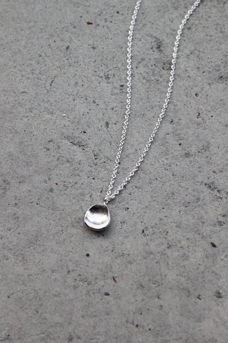 原生系列 纯银坠链 - 项链 - 纯银 银色