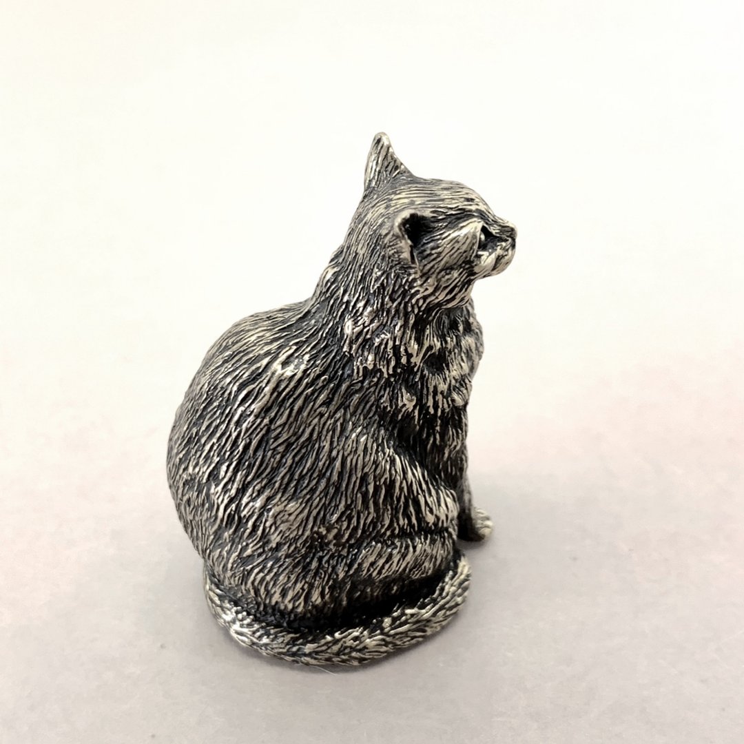 【定制】宠物猫猫 写实摆件 VIP订制 - 摆饰 - 贵金属 银色