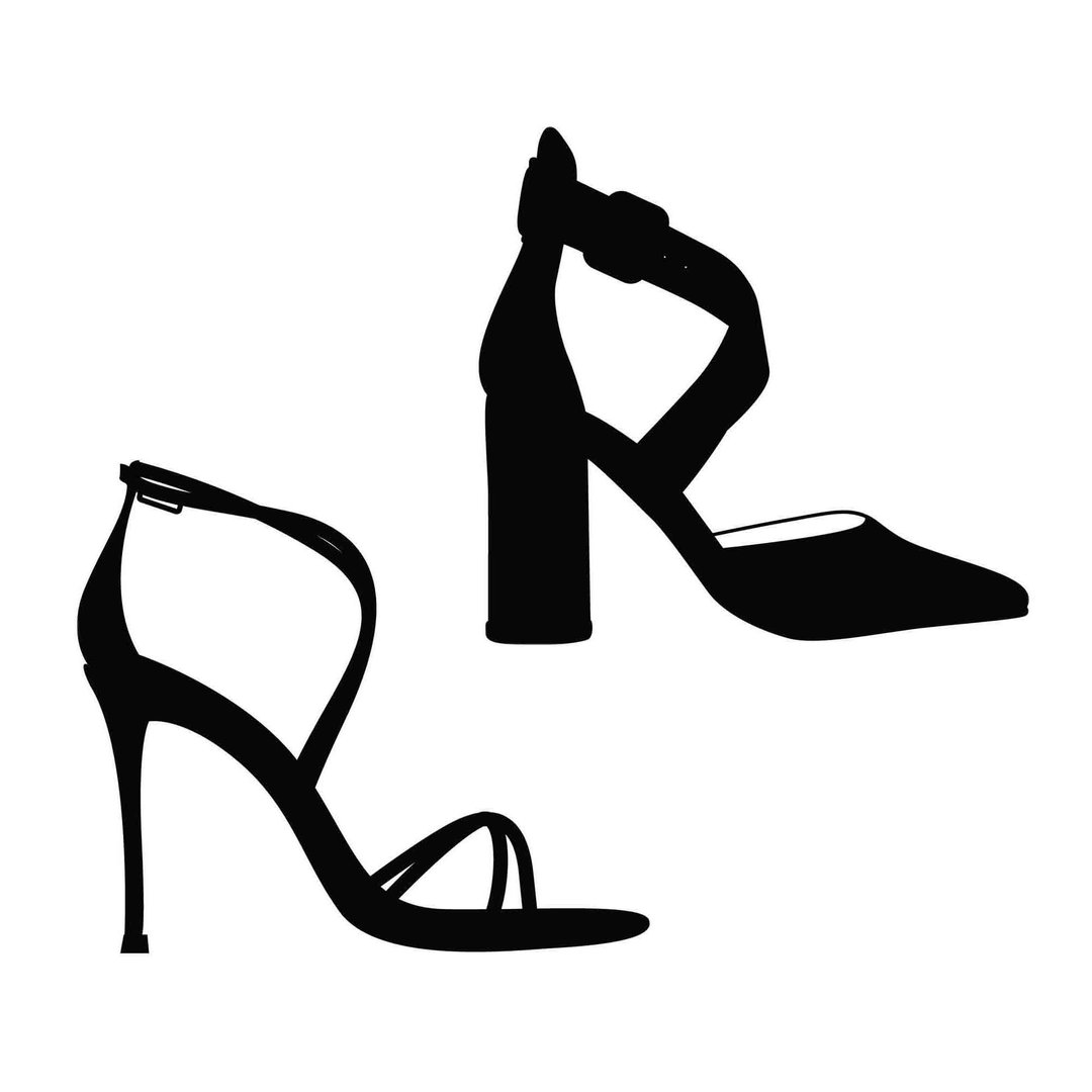 High heels svg, high heel shoes svg, high heels png, high heel shoes png, Cricut - 图文模板设计 - 其他材质 
