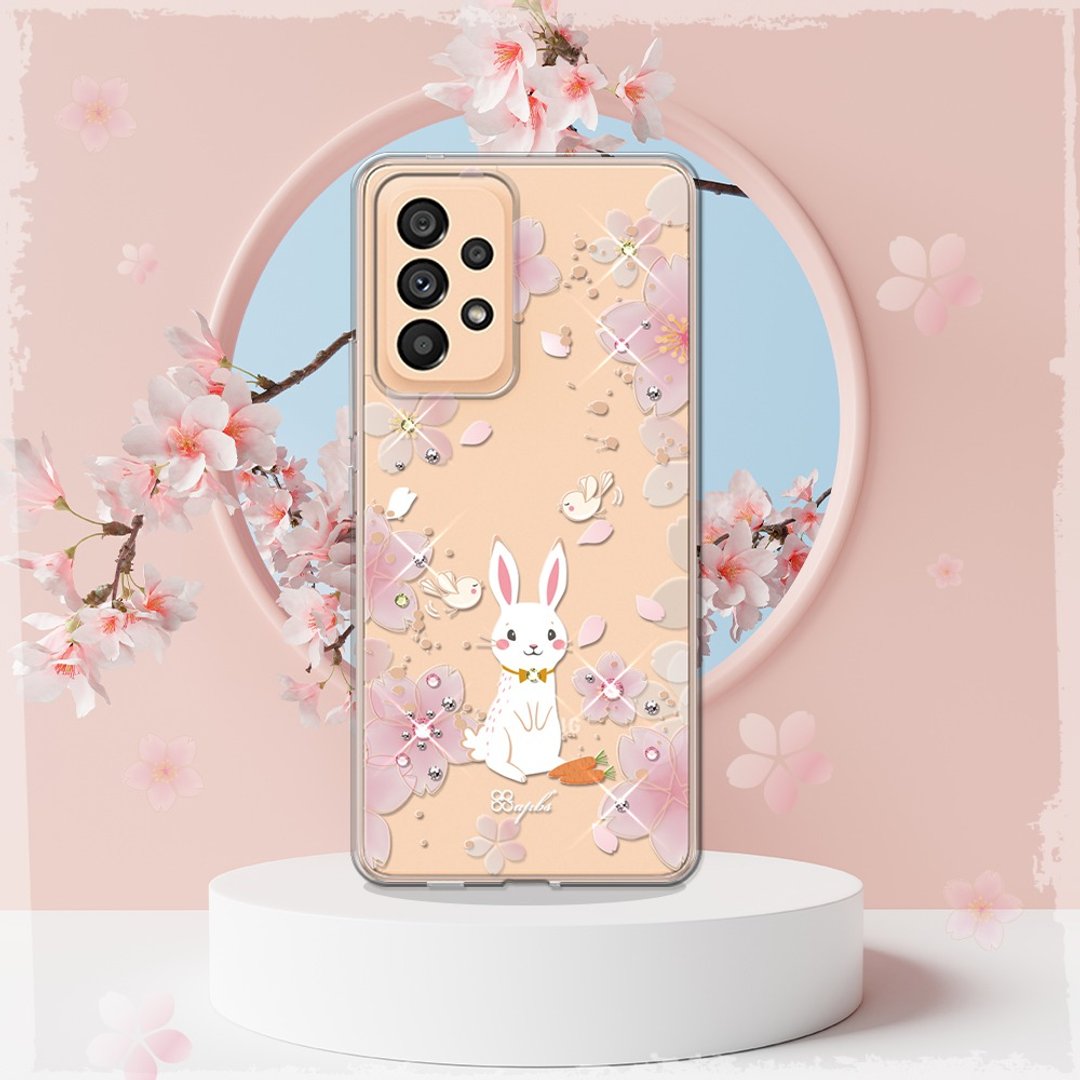 Samsung Galaxy A53 5G 轻薄军规防摔彩钻手机壳-幸运兔YOU - 手机壳/手机套 - 其他材质 多色