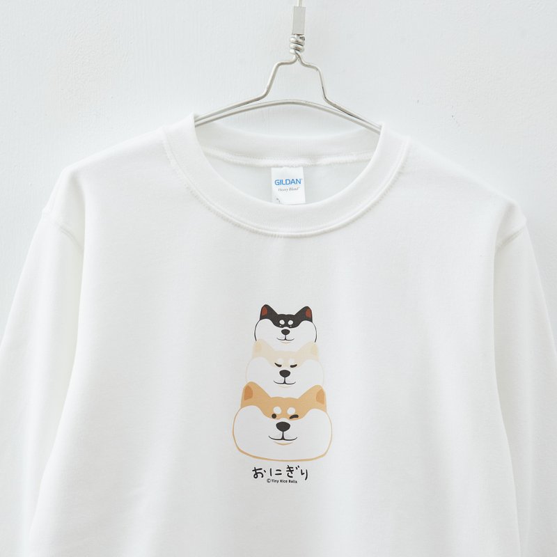 Shiba Sweatshirt│麻吉柴│ 内磨毛 暖暖大学T - 中性连帽卫衣/T 恤 - 棉．麻 