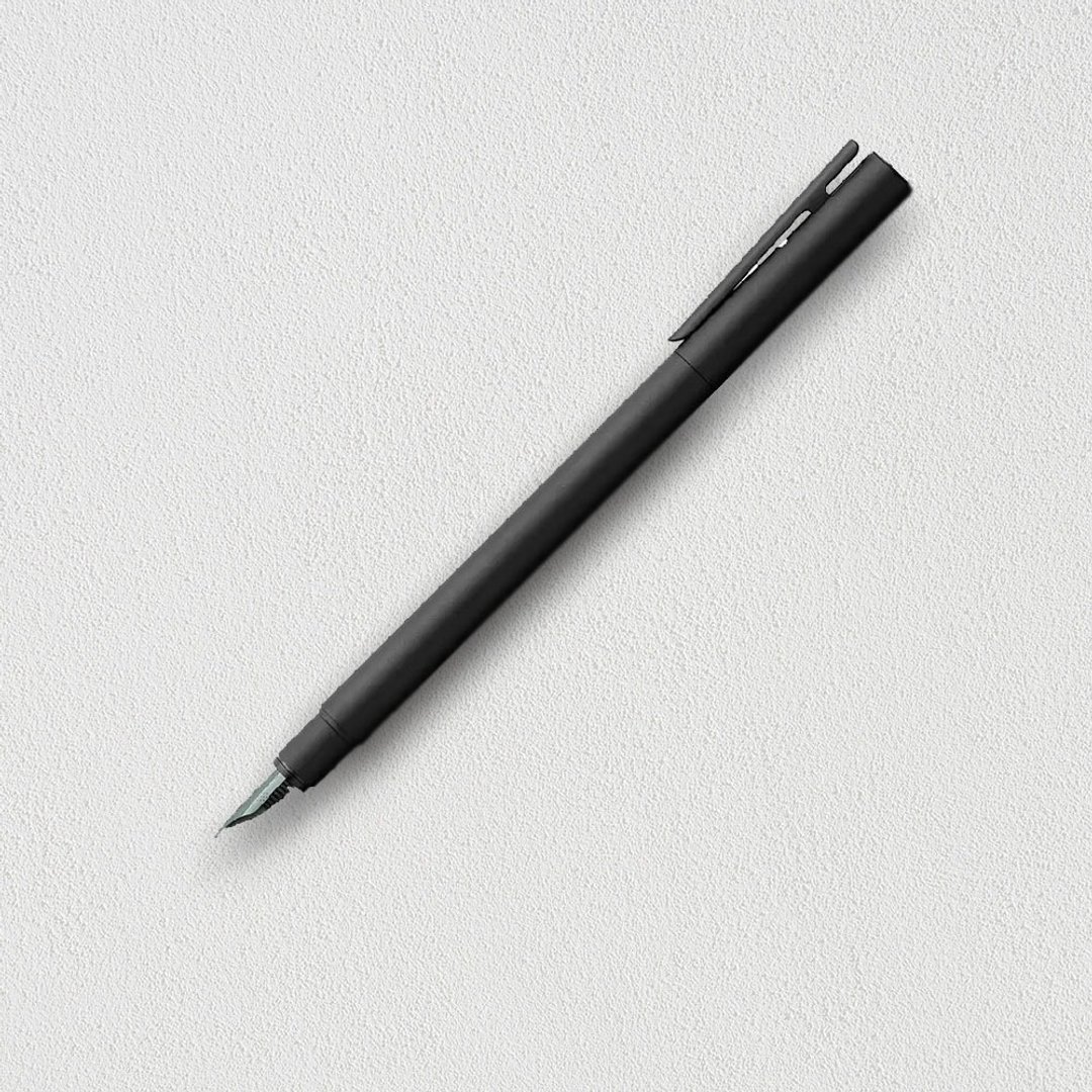【Faber-Castell】NEO Slim 黑沙袖珍钢笔-F尖 免费刻字 - 钢笔 - 其他材质 黑色