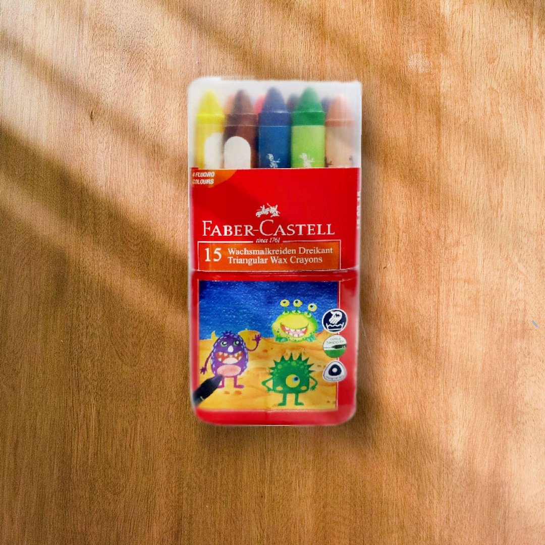 Faber-Castell 大眼星球无毒蜡笔-15色(原厂正货) - 其他 - 其他材质 多色