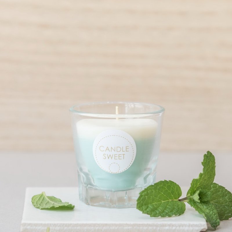 甜点蜡烛-薄荷奶昔 45ml Mint Milkshake -手工天然精油大豆蜡烛 - 香薰/精油/线香 - 蜡 
