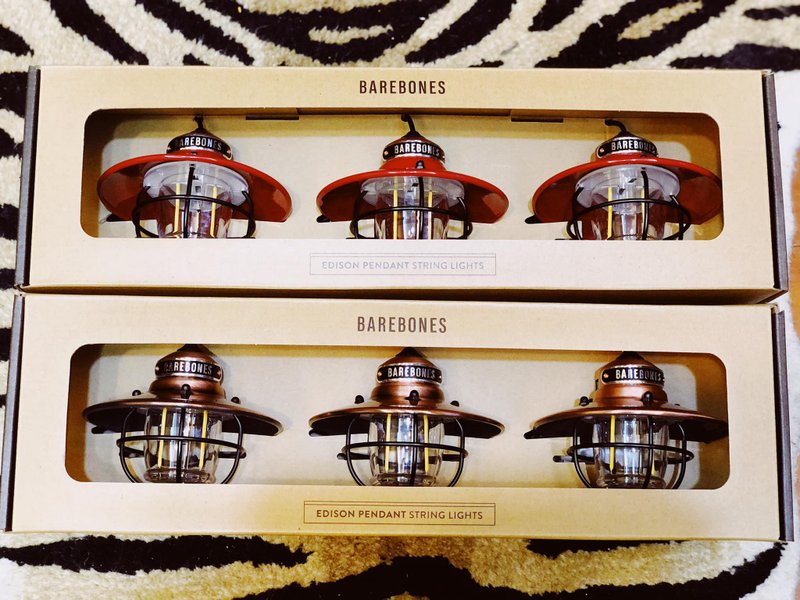 【热门预购 部分现货】Barebones 串连垂吊营灯 (三色) 请先询问~ - 露营用品 - 其他金属 