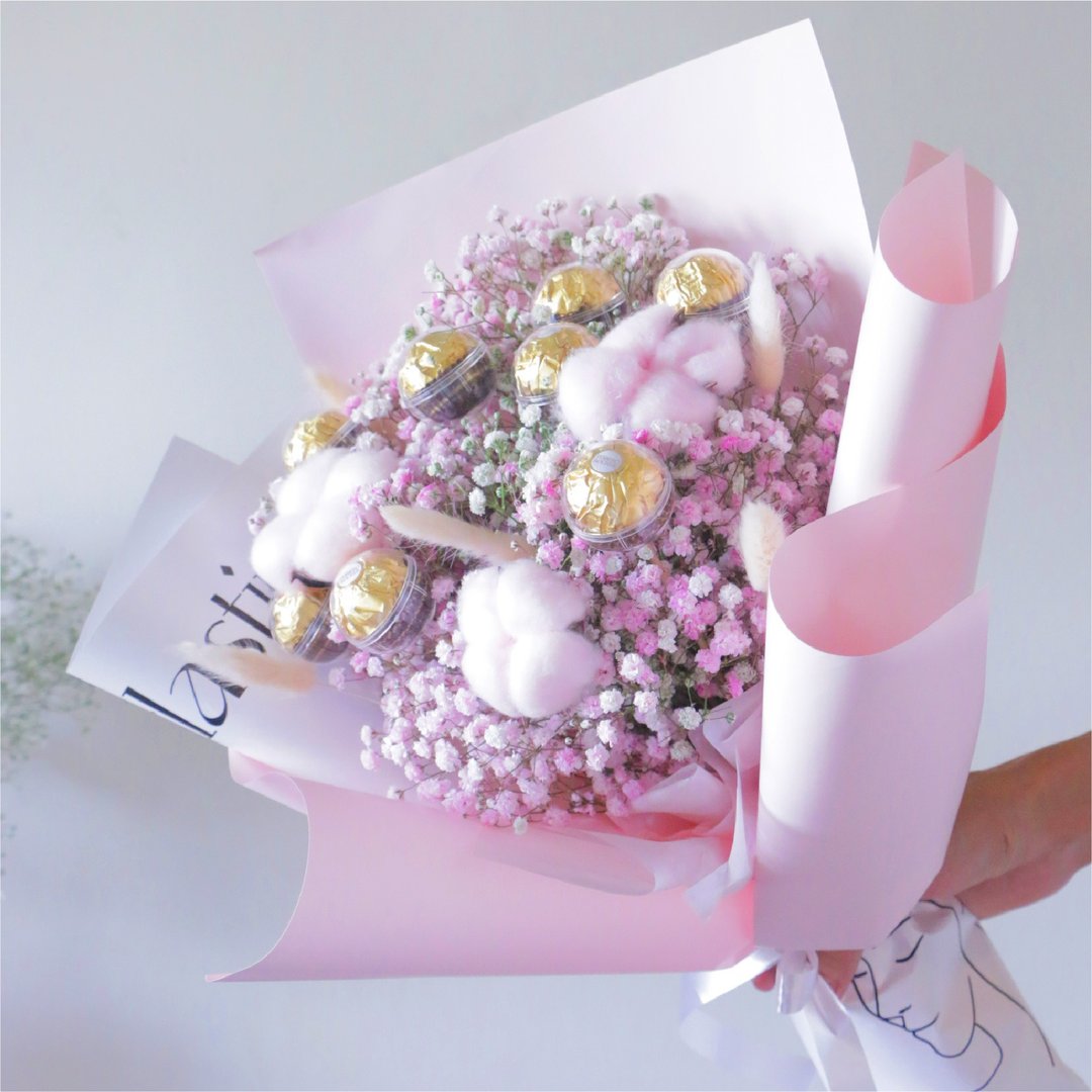 【干燥花金莎花束】情人节。开幕。生日。毕业季 I 可自取 - 干燥花/捧花 - 植物．花 多色