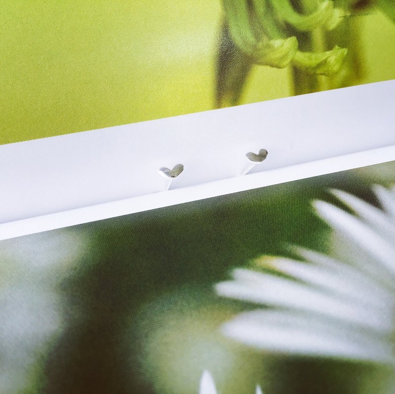 925纯银 爱心控 / 给我你的爱【 胖胖爱心耳针 】 - 耳环/耳夹 - 其他金属 绿色