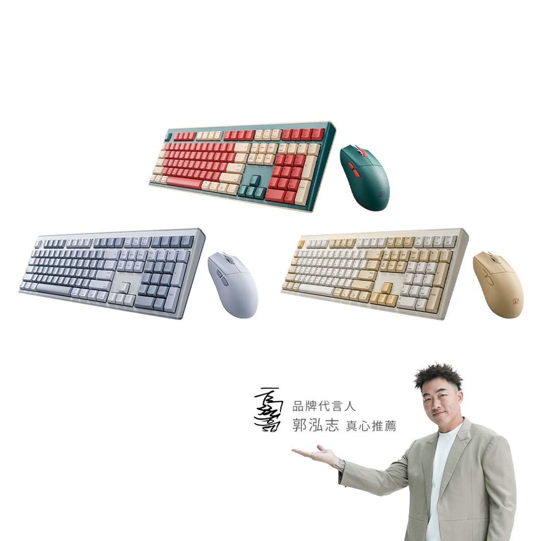 irocks K105RP 无线三模蓝牙剪刀脚 静音键盘鼠标组 - 电脑配件 - 其他材质 