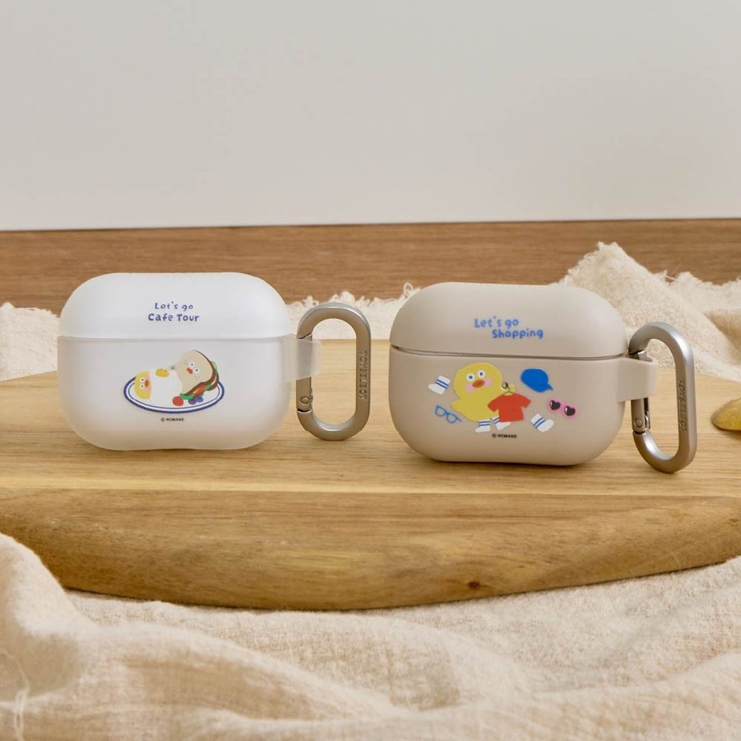 早午餐兄弟Cafe Tour强悍防摔AirPods保护套 - 耳机收纳 - 塑料 多色
