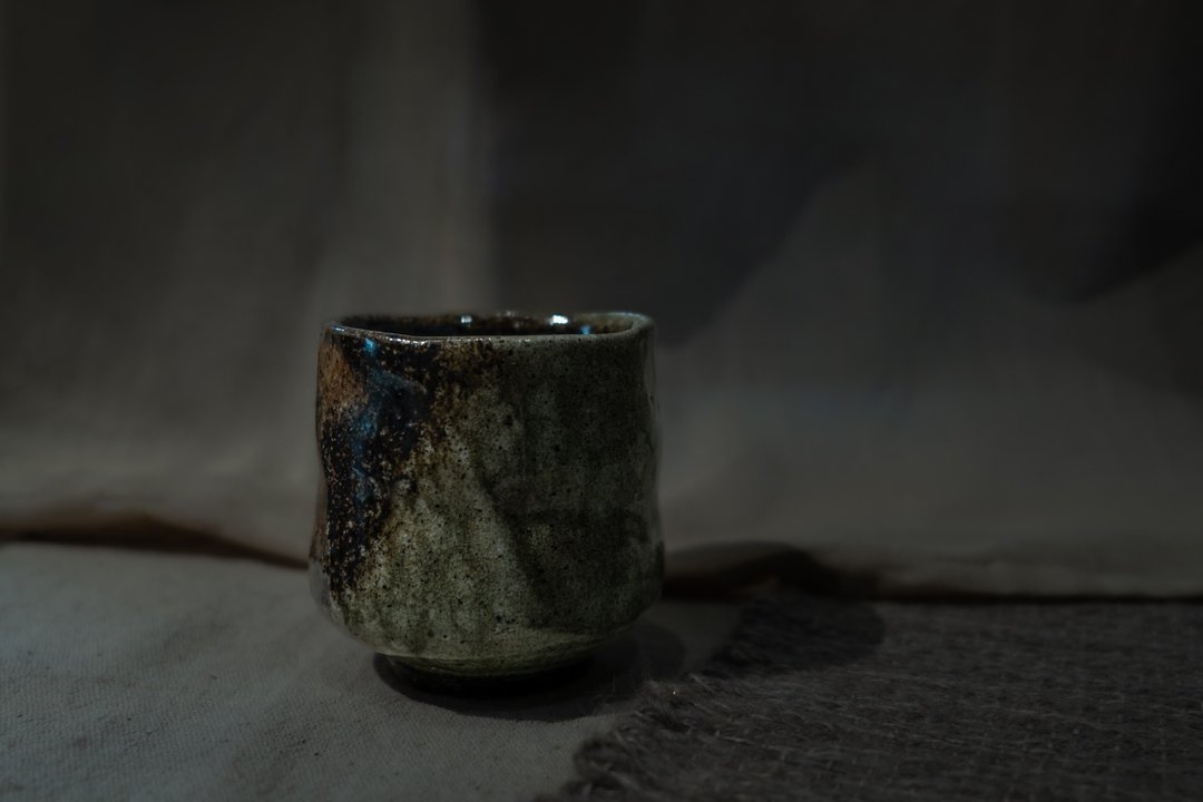 柴烧手握杯 - 茶具/茶杯 - 陶 咖啡色