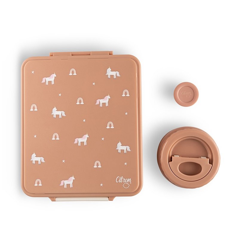快速出货【Citron】餐盒三件组_彩虹独角兽 - 儿童餐具/餐盘 - 其他材质 