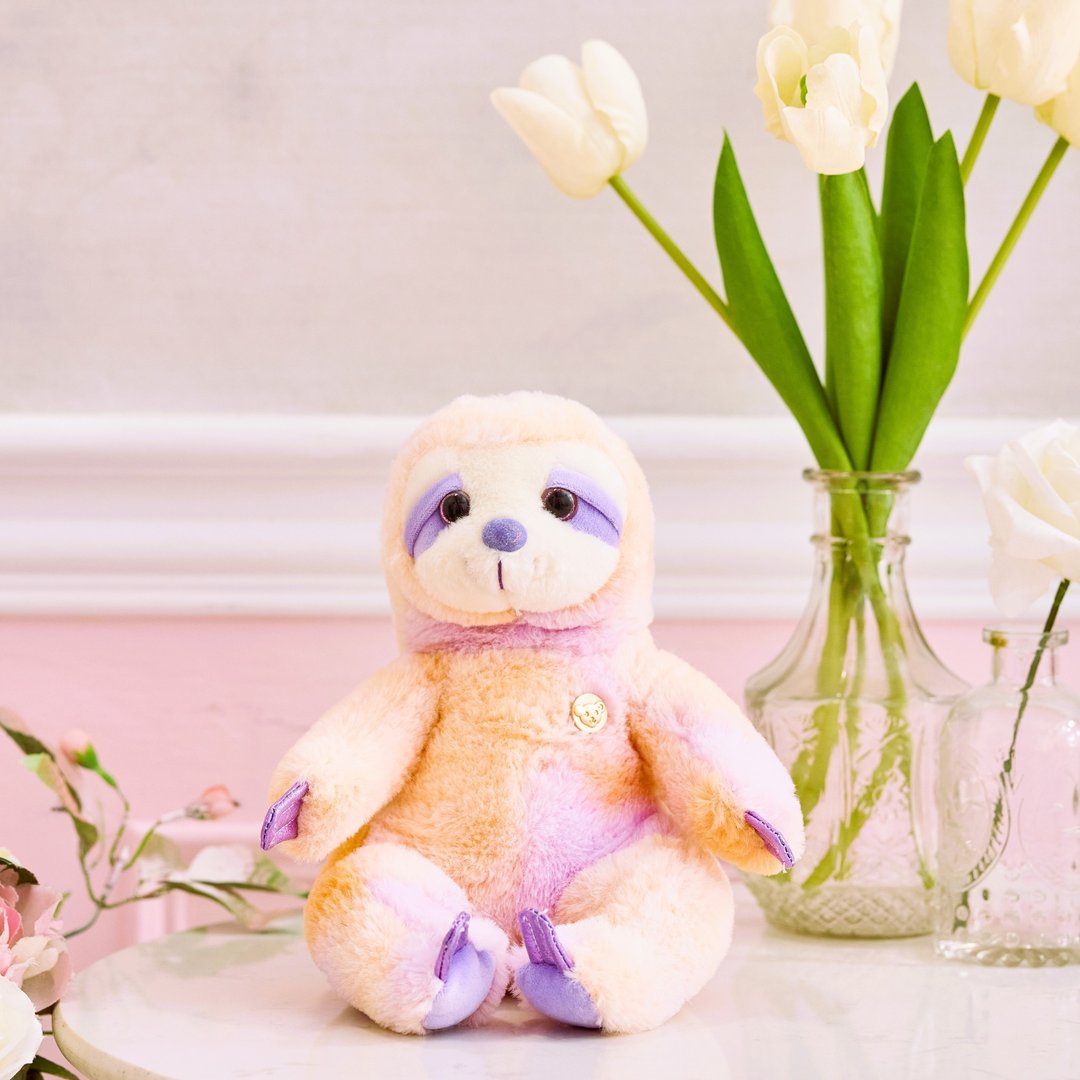 CANDY BEAR 小蜜桃树懒 22cm - 玩偶/公仔 - 聚酯纤维 粉红色