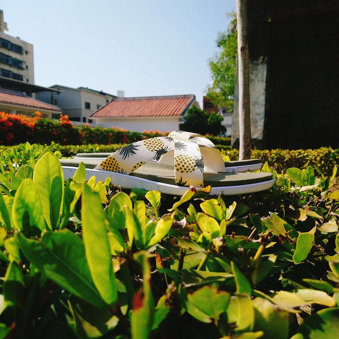 亲肤减压轻量舒适 / 台湾手作室内拖鞋 l 好运旺来 / 橄榄绿 - 室内拖鞋 - 聚酯纤维 