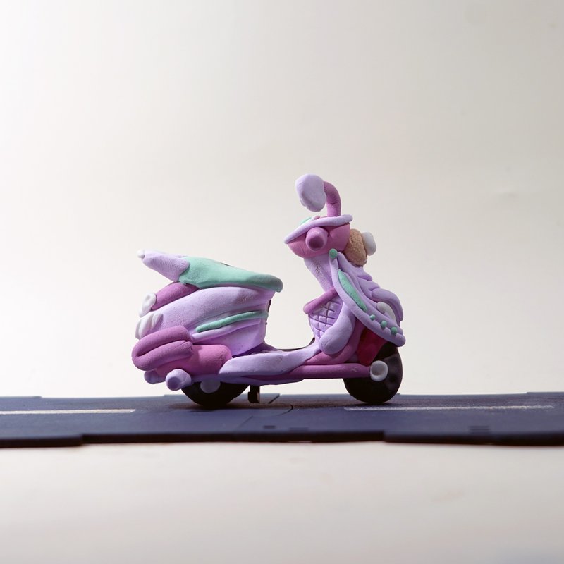 DIY手作 交通系列 - 噗噗机车 手作材料包 - 其他 - 木头 