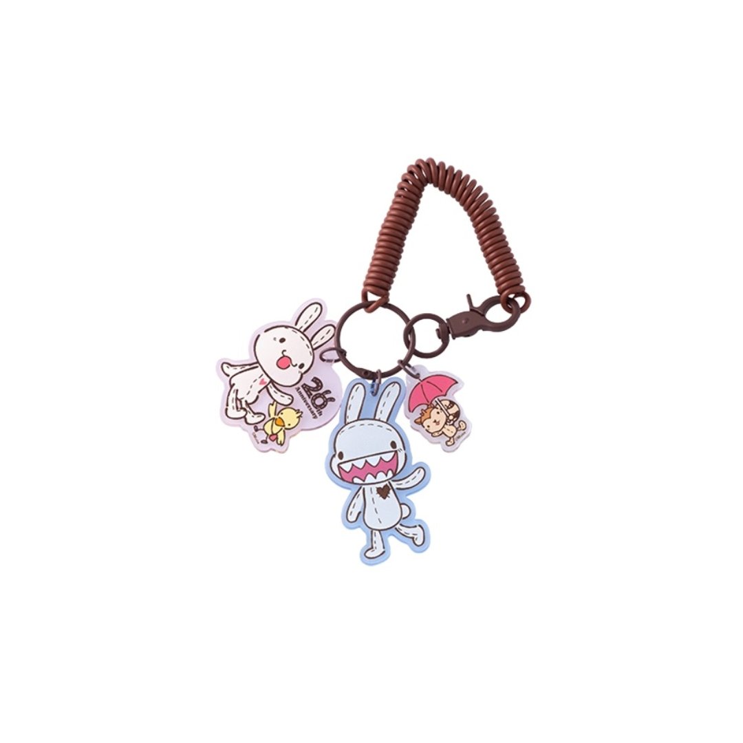 Foufou Bunny 压克力钥匙圈 邦尼/兔宝 - 钥匙链/钥匙包 - 塑料 白色