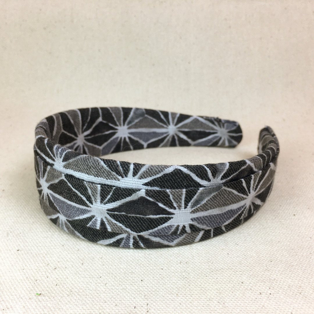 Mr.Tie 手工缝制包布发箍 Handmade Headbands 编号009 - 发饰 - 棉 灰色