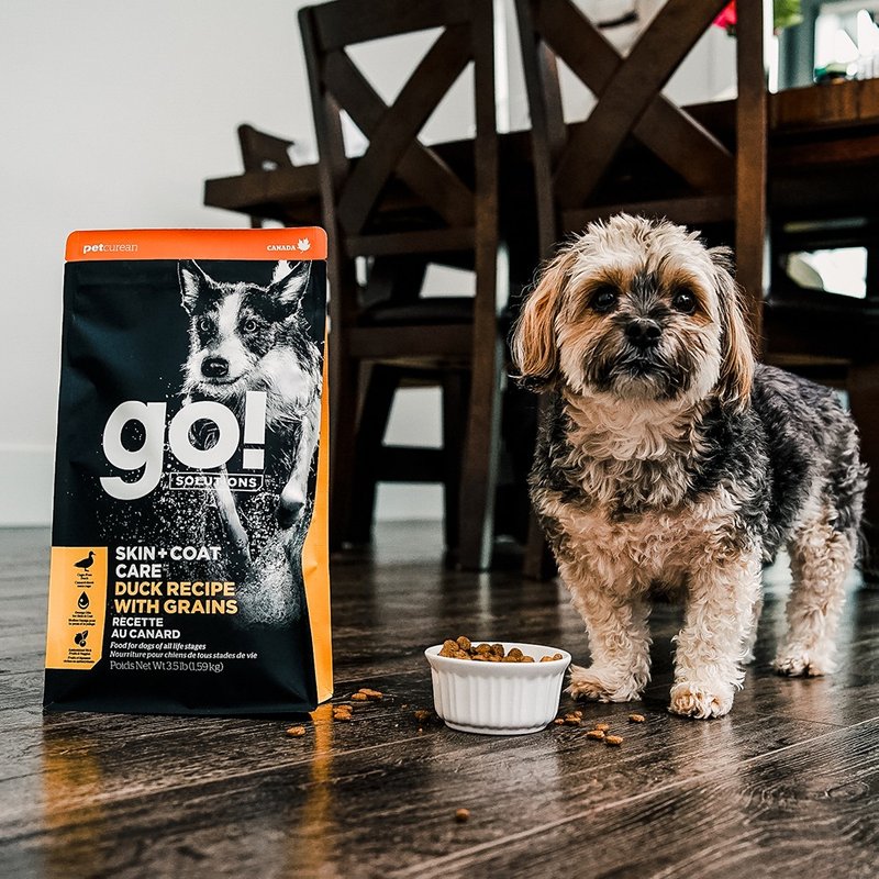 【狗主食】go! 鸭肉蔬果+糙米 全犬 全方位系列 皮毛保健 狗饲料 - 狗罐头/鲜食 - 新鲜食材 