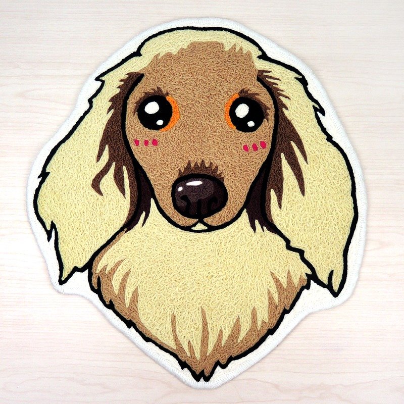 腊肠(肠肠)毛线地毯 60x54cm 地垫。其他尺寸请洽设计师 - 摆饰 - 聚酯纤维 