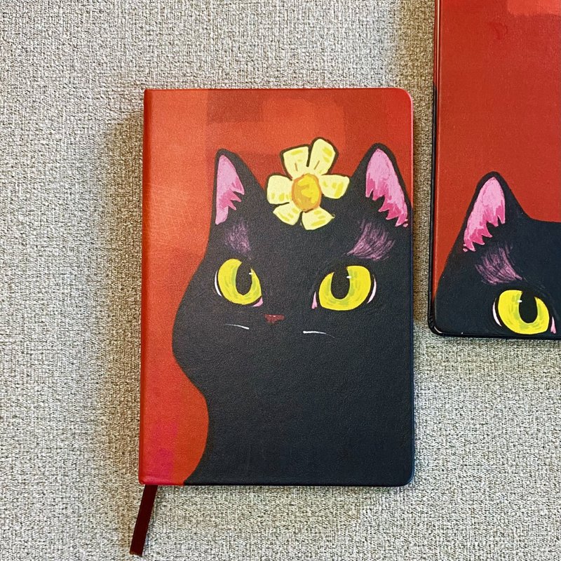 黑猫A5手帐本 - 笔记本/手帐 - 其他材质 