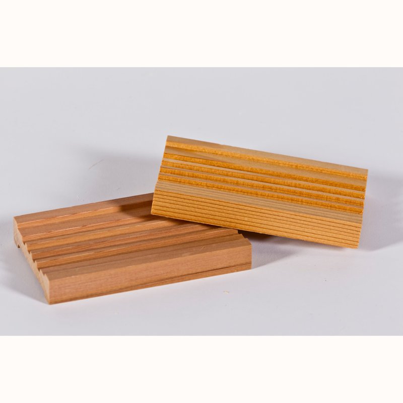 皂盘-侧柏 - 卫浴用品 - 木头 卡其色