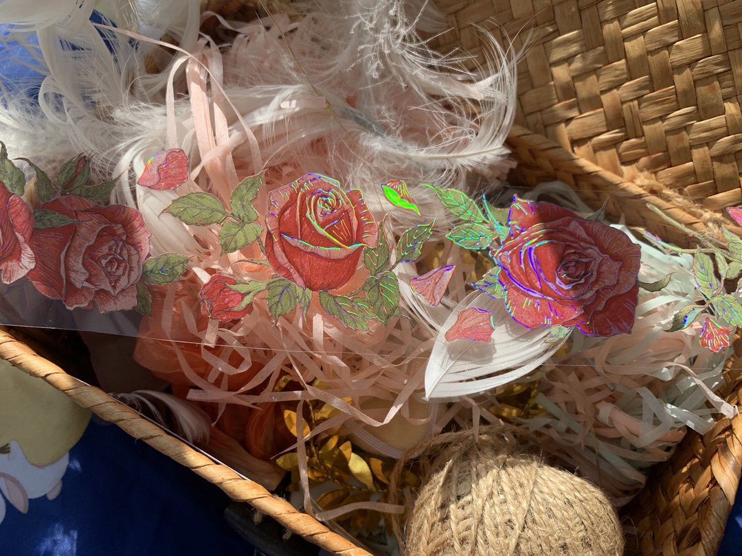 永恒 花朵 Flowers 玫瑰花 纸胶带 PET10米卷 手帐装饰 熊口组 - 纸胶带 - 其他材质 多色