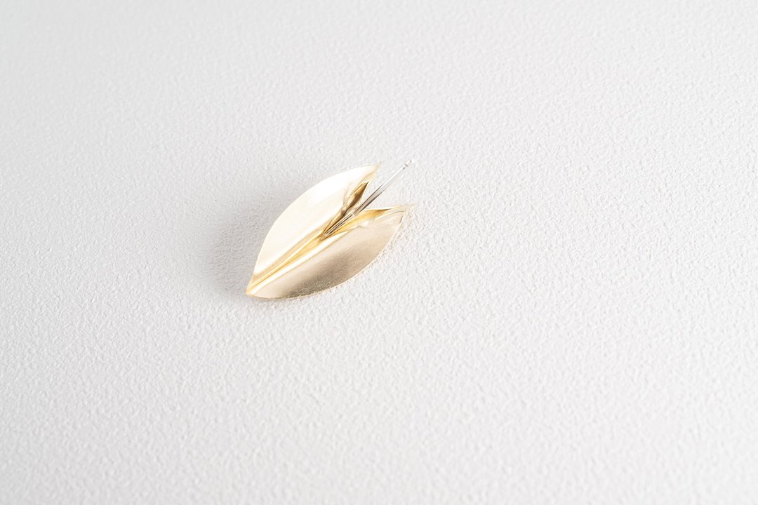 【惊蛰系列】黄铜耳环 Brass Earrings - 耳环/耳夹 - 铜/黄铜 