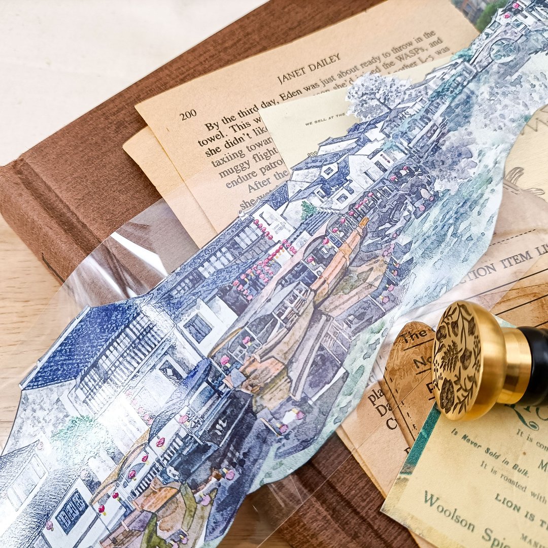碧瓦朱簷 / 裝飾膠帶 - 纸胶带 - 塑料 多色