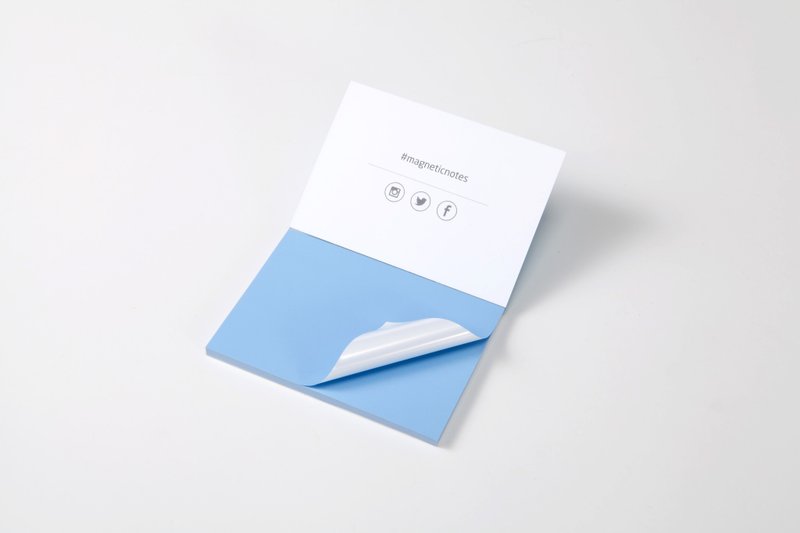 /Tesla Amazing/ Magnetic Notes 磁力便利贴 S-Size 蓝 - 贴纸 - 纸 蓝色