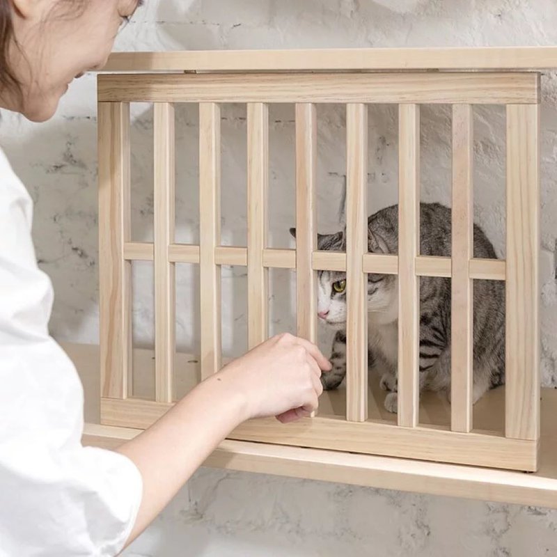 半半小格栅 - 抓板/跳台 - 木头 卡其色