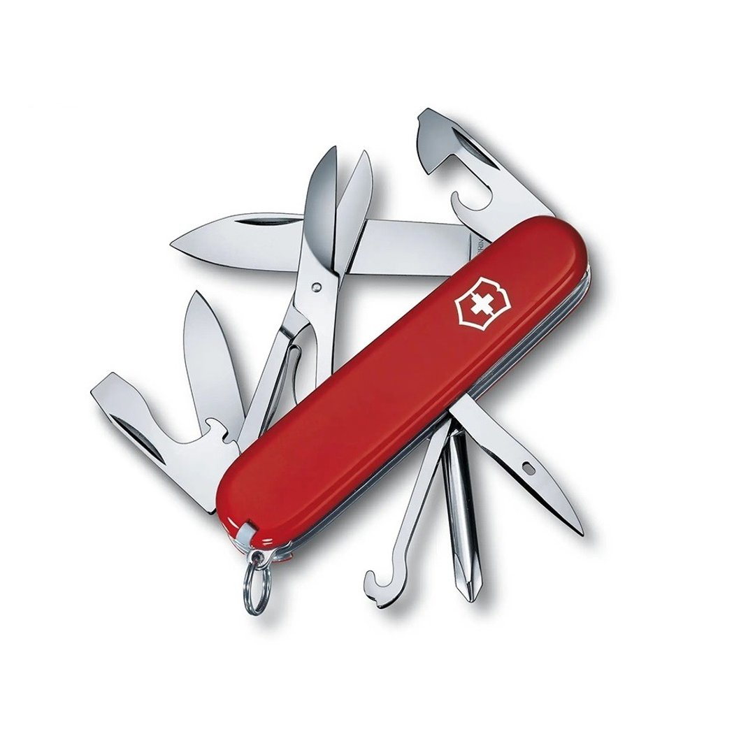 VICTORINOX 瑞士维氏 Super Tinker 14用瑞士刀/红 1.4703 - 露营用品 - 不锈钢 红色