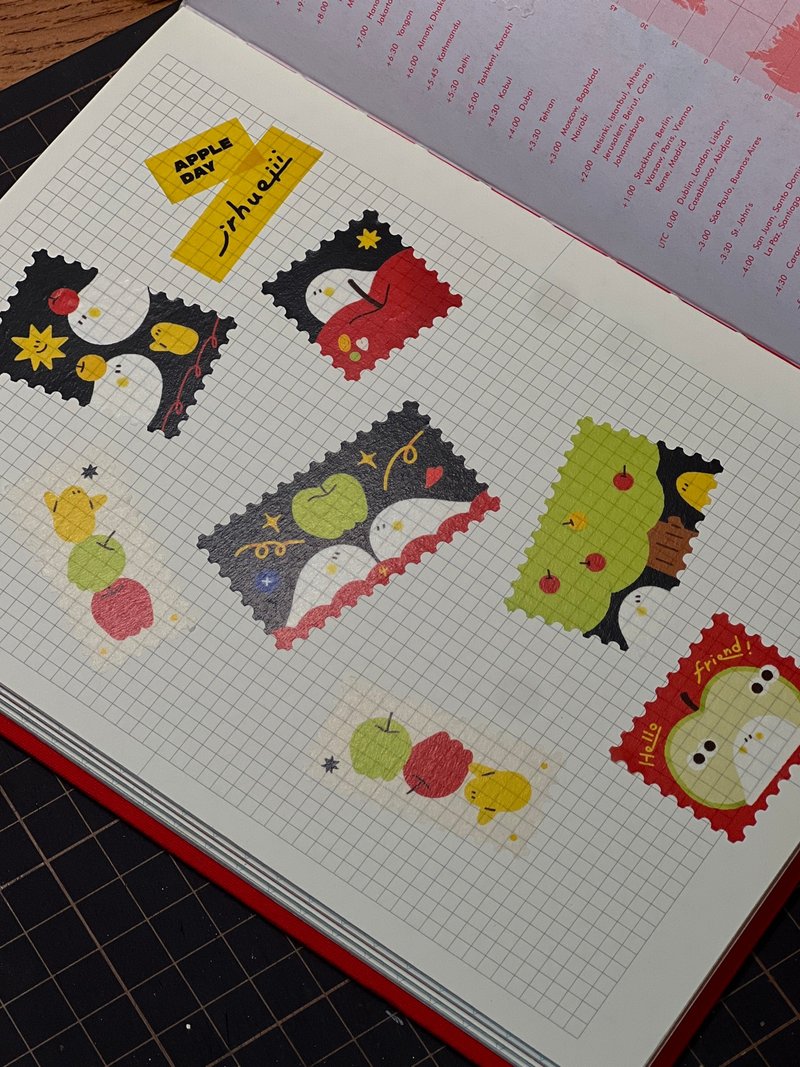 贴纸 | APPLE DAY - 贴纸 - 纸 