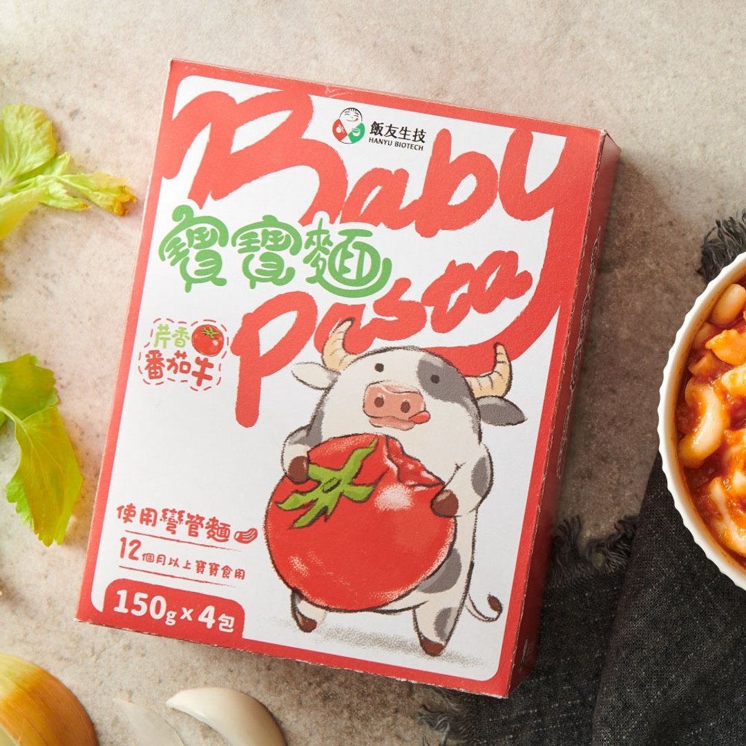 饭友 芹香番茄牛宝宝面 (150g*4包)/盒 - 料理包 - 新鲜食材 