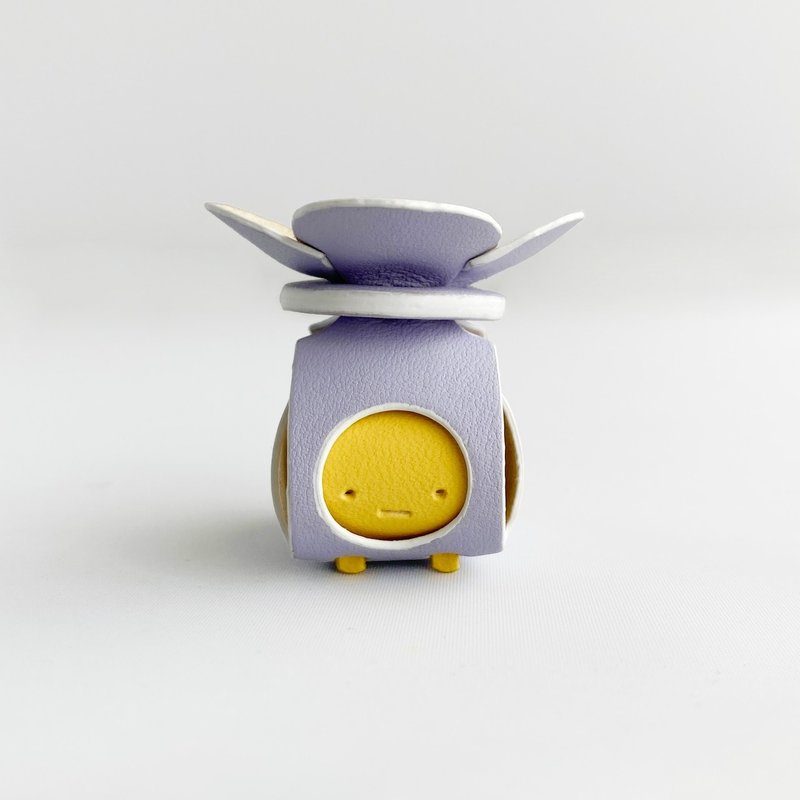 藏身花丛中的迷你皮革饰品【moka / もか】#PYW #绣球花 - 摆饰 - 真皮 紫色