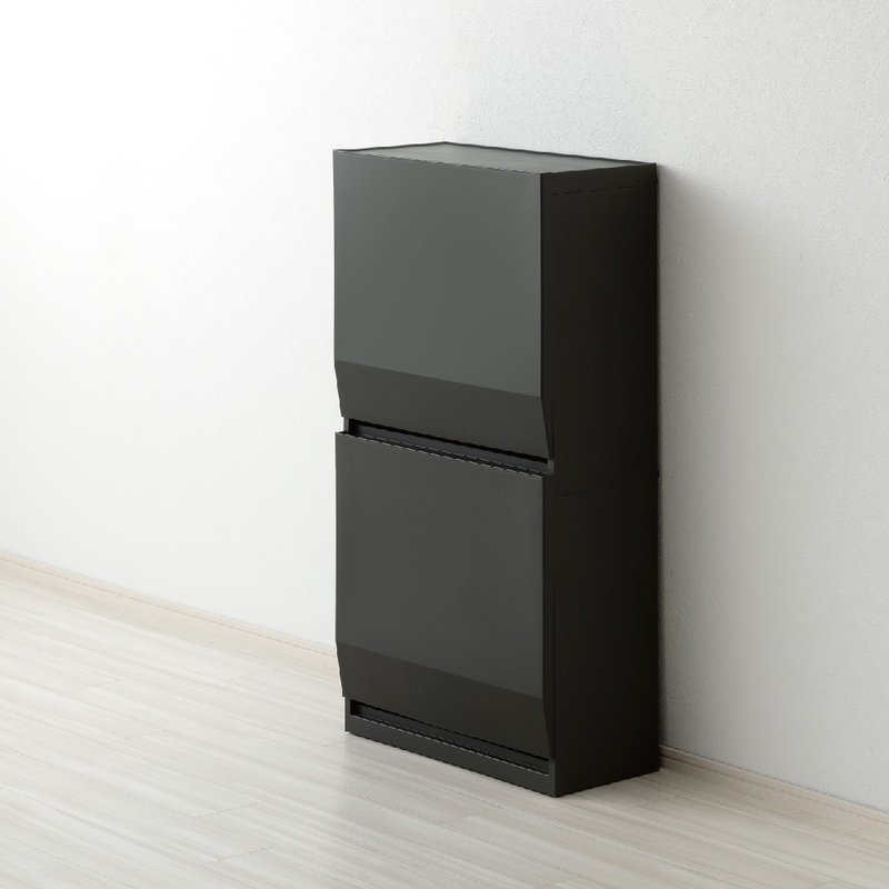 RISU H&H系列 多功能双层收纳柜垃圾桶 45L - 垃圾桶 - 塑料 白色