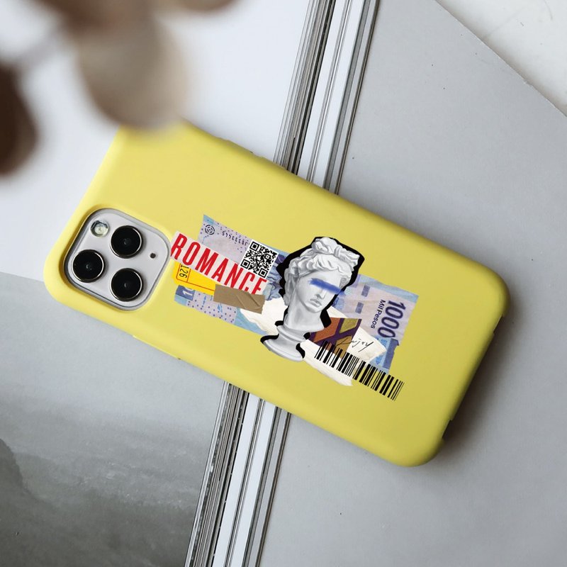 iPhone 13/13pro/12/11/SE3 音乐家狂想曲 二合一防摔背绳手机壳 - 手机壳/手机套 - 塑料 黄色