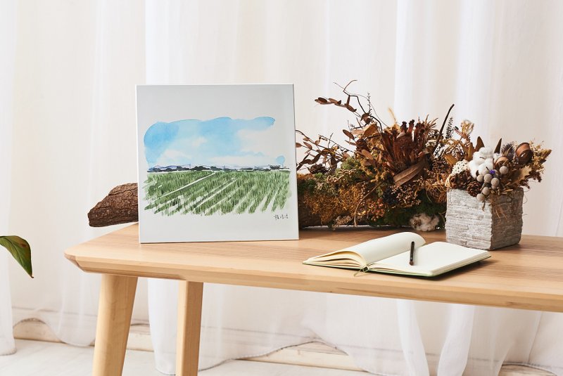 白河风景 - 铝合金装饰板 Decor Board AL6061 - 海报/装饰画/版画 - 铝合金 银色