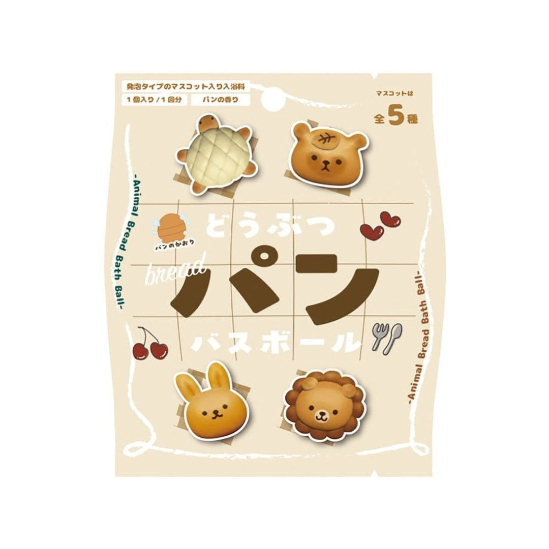 动物面包入浴球(泡澡球) - 玩偶/公仔 - 其他材质 多色