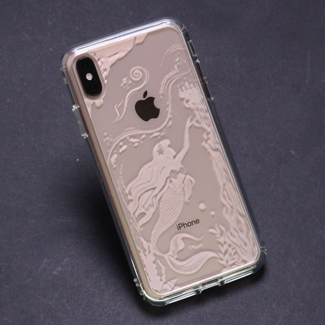 极空战甲 透明不变黄 双料防摔保护壳 光雕系列-蓝海之恋 - 手机壳/手机套 - 塑料 透明