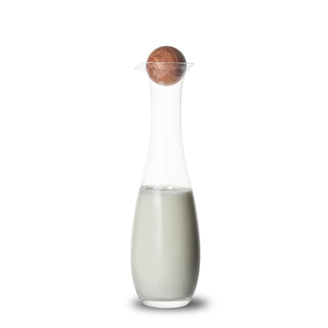 【瑞典 sagaform】新品-橡木瓶塞水瓶450ml - 酒杯/酒器 - 玻璃 