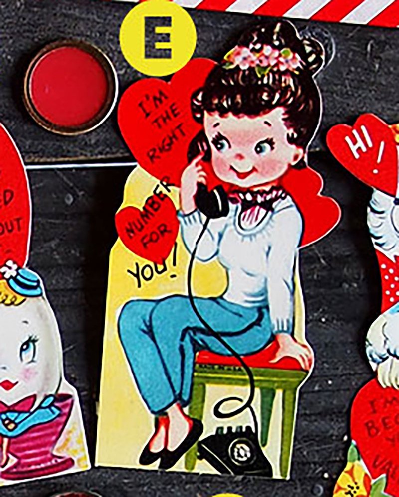 情人节贺卡 440 日圆 -E- - 卡片/明信片 - 纸 红色