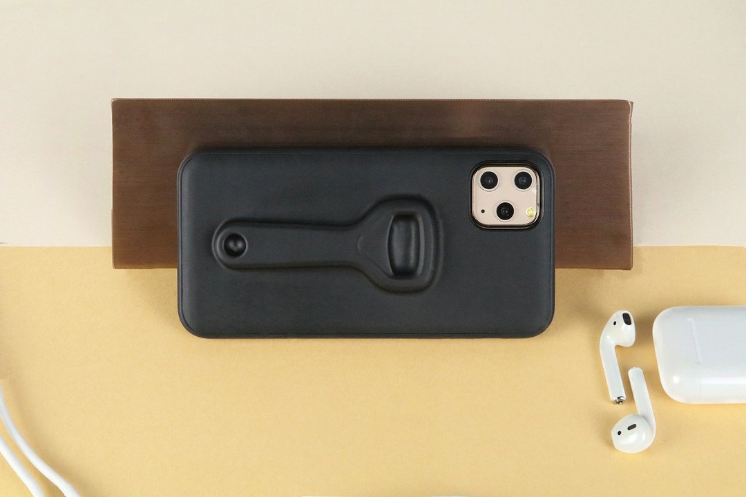 VF Matte苹果手机壳Iphone11手机壳小众立体开瓶器图案 - 手机壳/手机套 - 其他材质 黑色