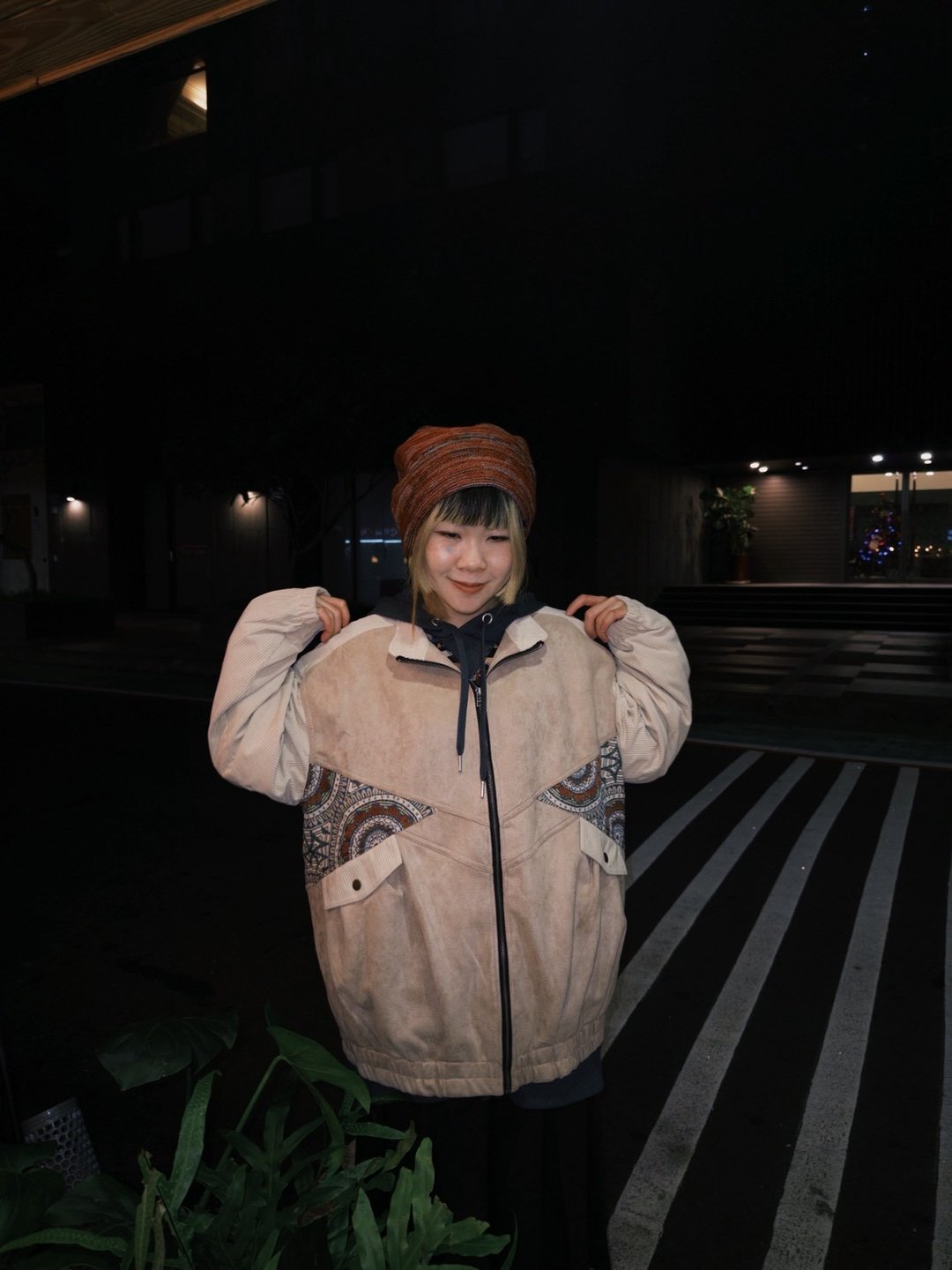 【热门预购】异材质拼接宽松外套 (3色) CAA-5316 - 女装休闲/机能外套 - 其他材质 