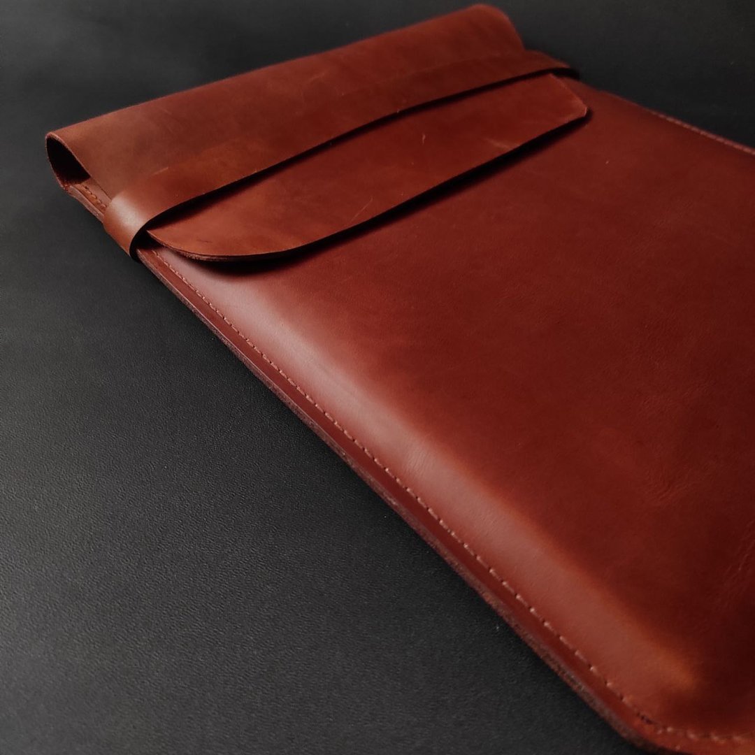Leather Laptop Case MacBook Air 13 / Pro 13 - 电脑包 - 真皮 咖啡色