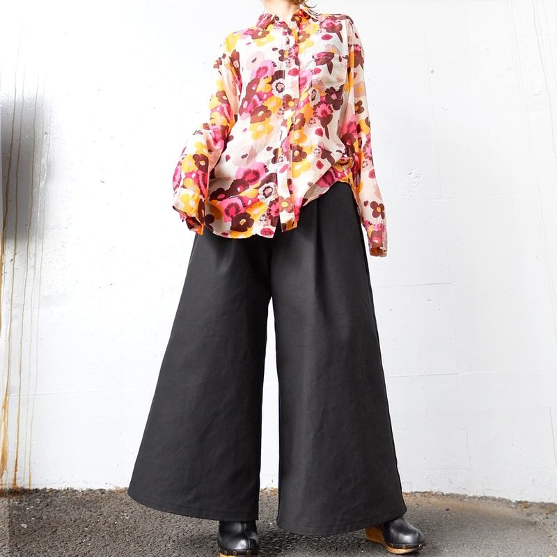 男款，葛城，大裤衩 - 男士长裤 - 棉．麻 黑色