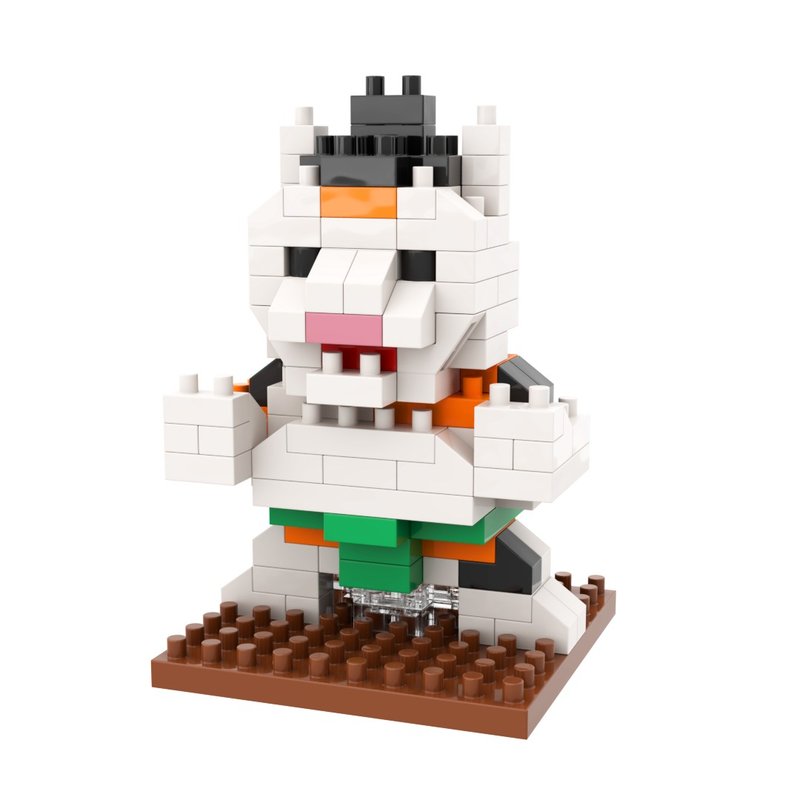 Archbrick 三色猫 - 相扑版 微积木 - 玩偶/公仔 - 塑料 多色