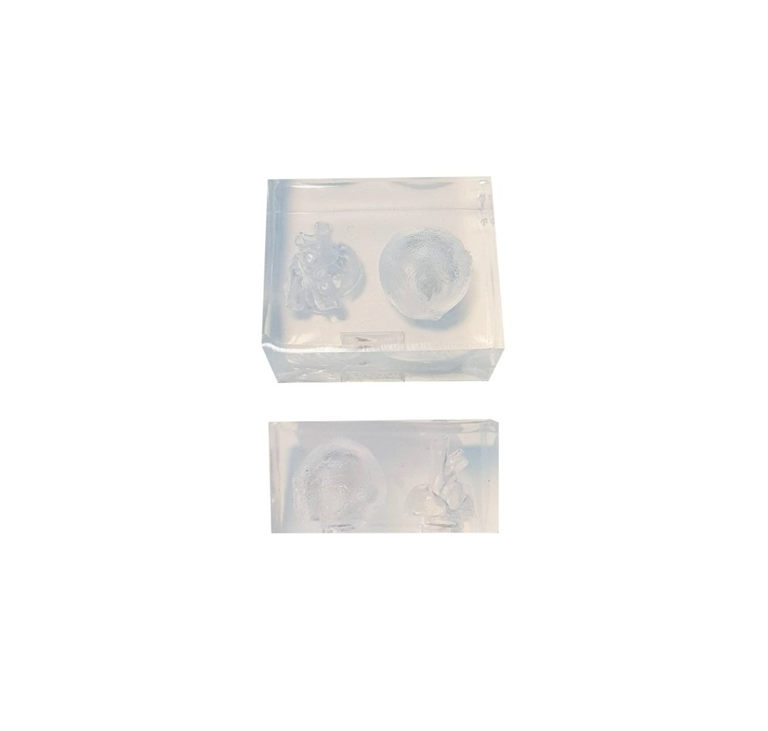 手工制造 心脏 超高透明模具 迷你硅胶模具 - 其他 - 硅胶 