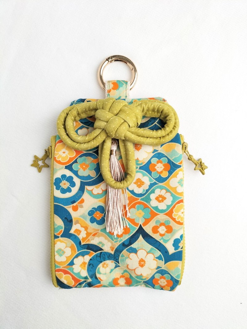 御守零钱包/敦煌风花砖 - 零钱包 - 棉．麻 