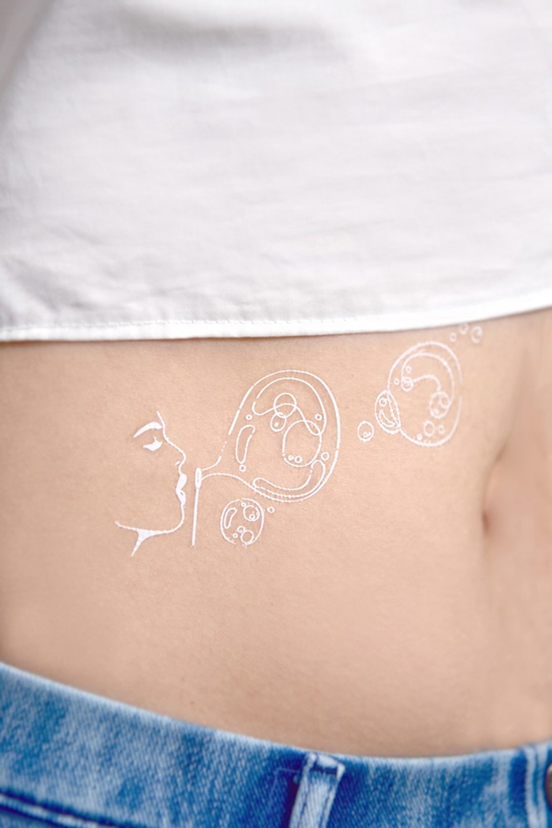 Not Real Tattoos II 纹身贴 - "GIOCOSO" 白色 纹身贴纸 - 纹身贴 - 纸 白色