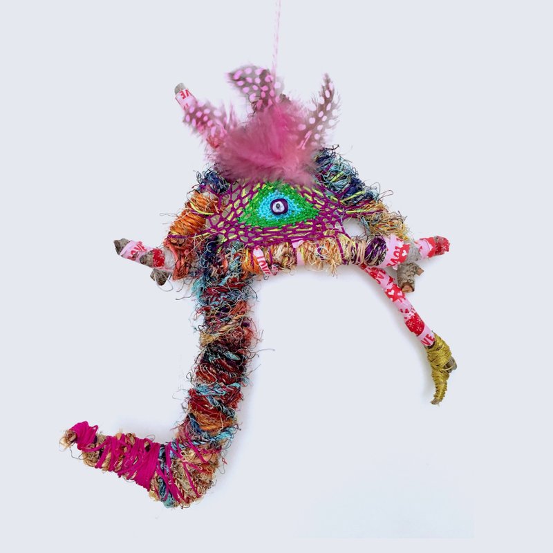 【勇敢踏出第一步】捕梦网吊饰 - 摆饰 - 木头 多色