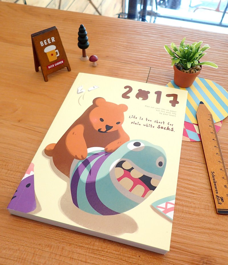 迪梦奇 2017 发现新农历 - 精彩 - 笔记本/手帐 - 纸 黄色